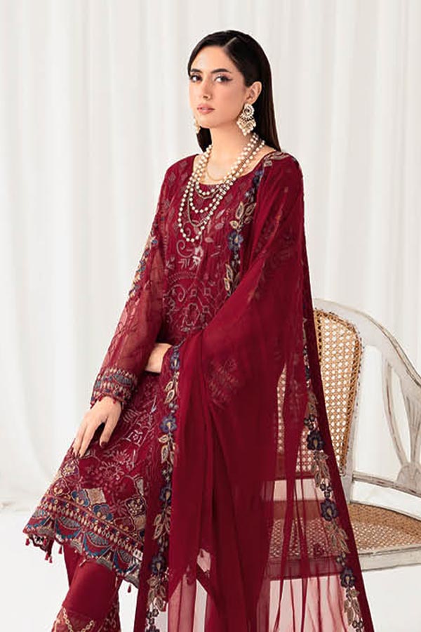 Ramsha Rangoon Chiffon`23 Vol-10 D#1004