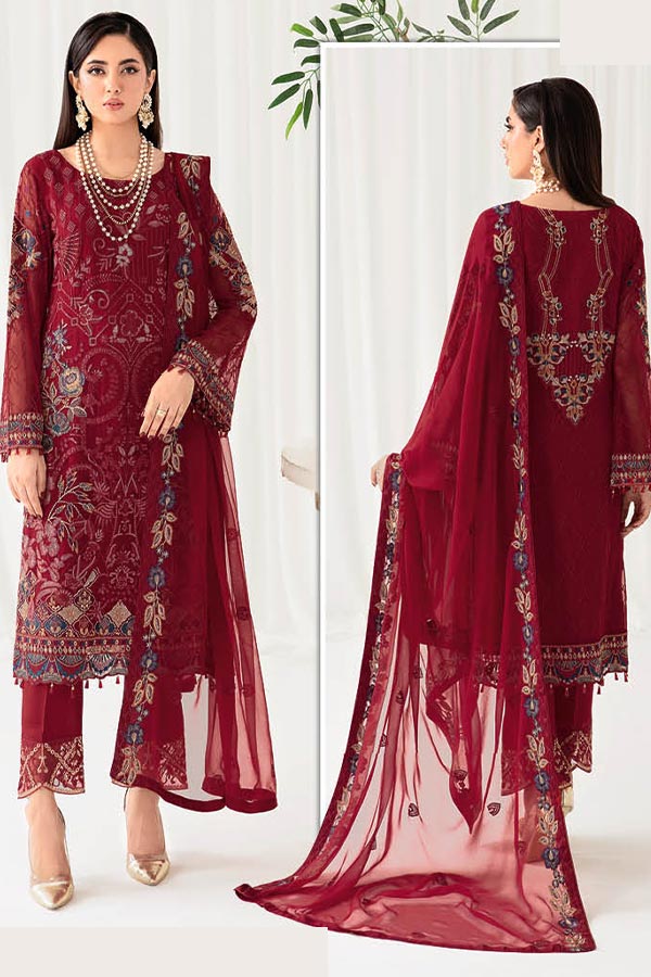Ramsha Rangoon Chiffon`23 Vol-10 D#1004