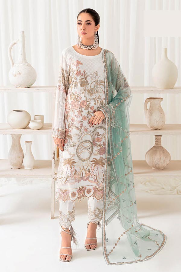 Ramsha Rangoon Chiffon`23 Vol-10 D#1005