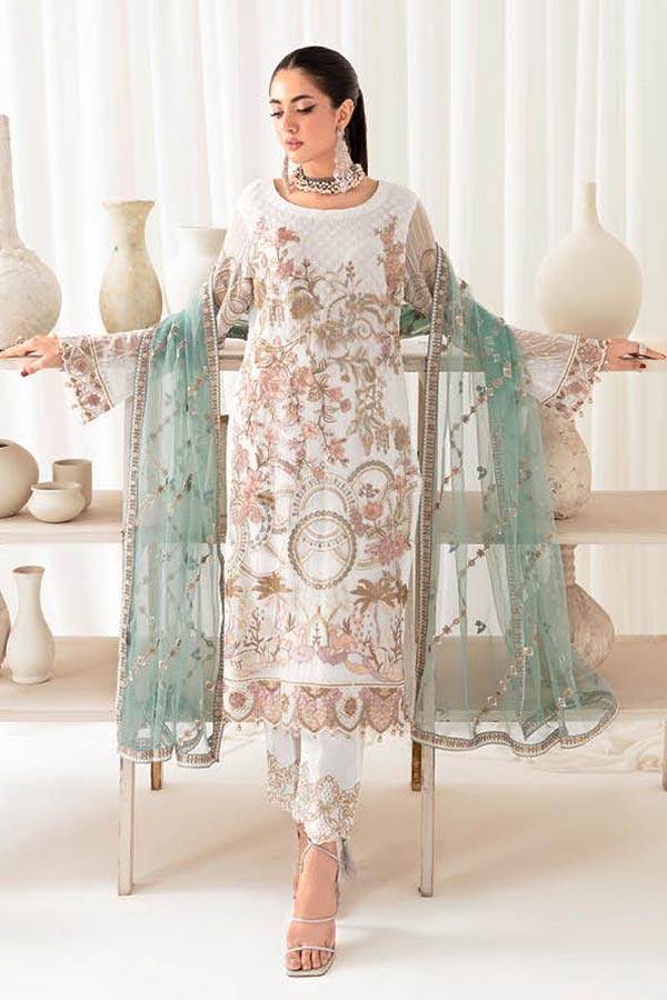 Ramsha Rangoon Chiffon`23 Vol-10 D#1005