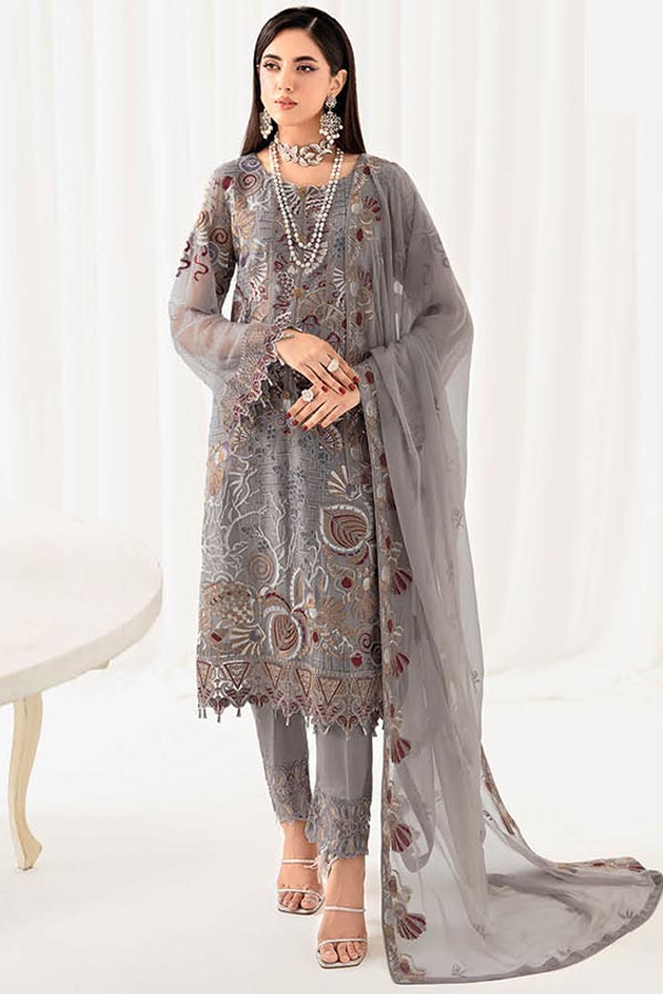 Ramsha Rangoon Chiffon`23 Vol-10 D#1006