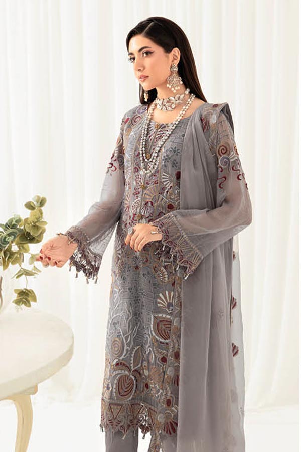 Ramsha Rangoon Chiffon`23 Vol-10 D#1006