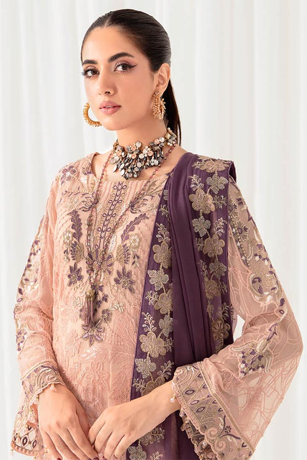 Ramsha Rangoon Chiffon`23 Vol-10 D#1007