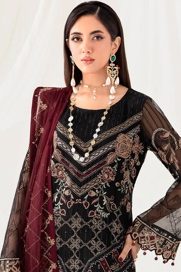 Ramsha Rangoon Chiffon`23 Vol-10 D#1008
