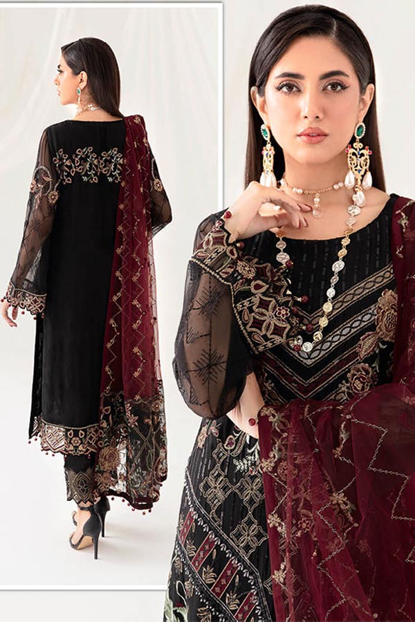 Ramsha Rangoon Chiffon`23 Vol-10 D#1008