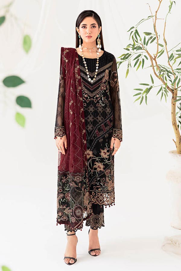 Ramsha Rangoon Chiffon`23 Vol-10 D#1008