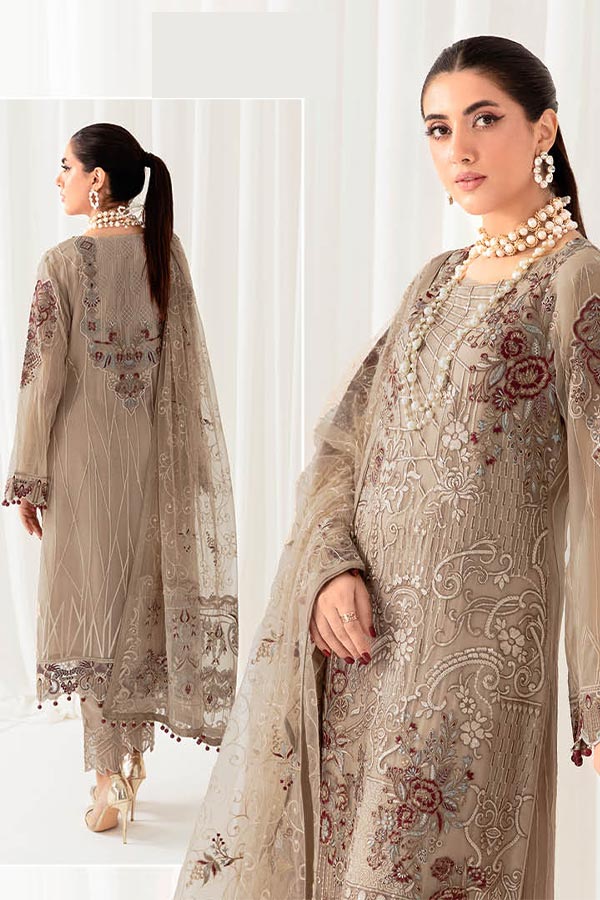 Ramsha Rangoon Chiffon`23 Vol-10 D#1009