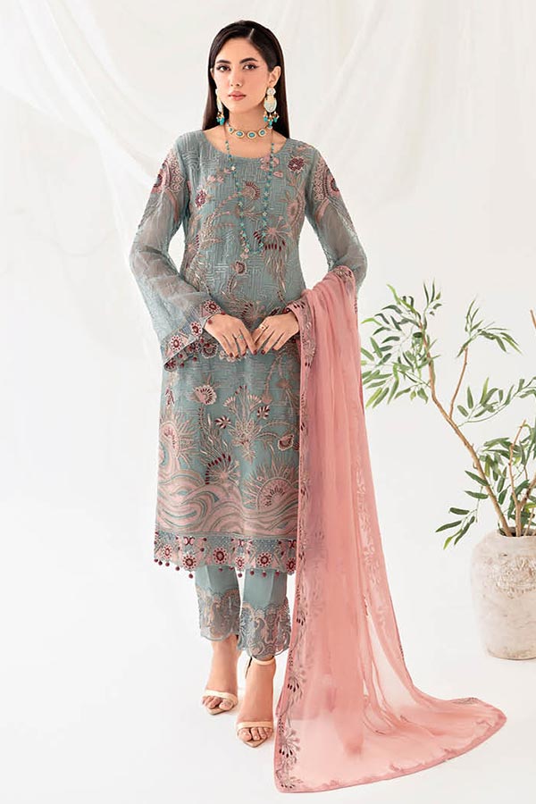 Ramsha Rangoon Chiffon`23 Vol-10 D#1010