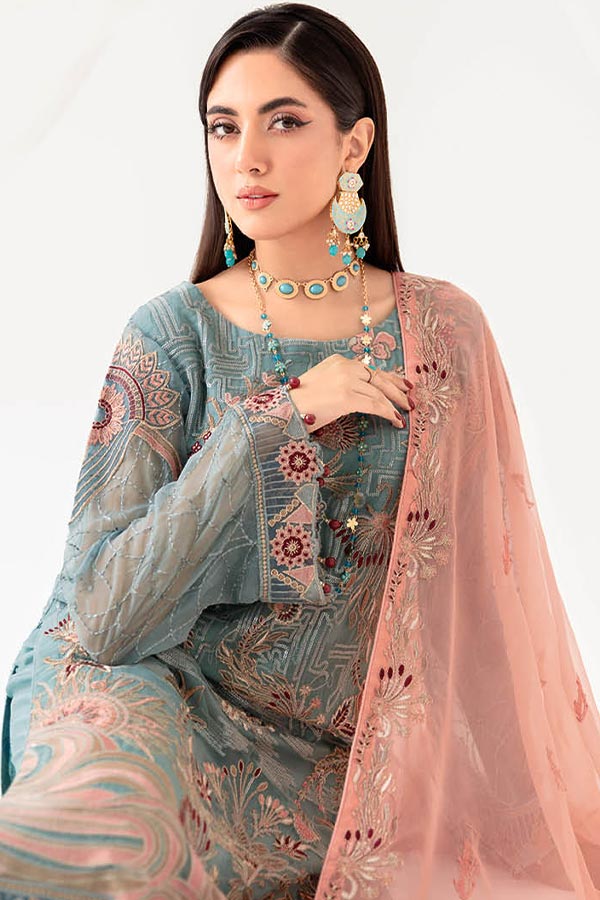 Ramsha Rangoon Chiffon`23 Vol-10 D#1010