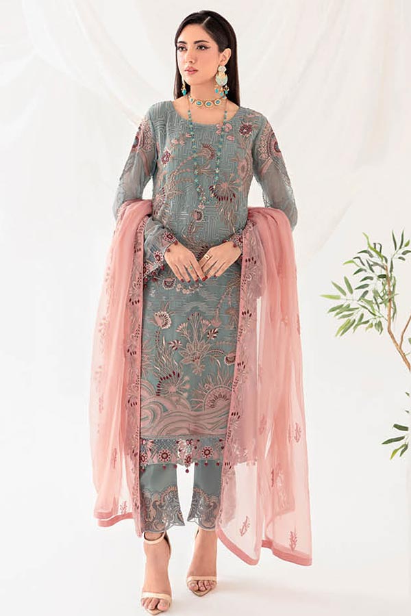 Ramsha Rangoon Chiffon`23 Vol-10 D#1010