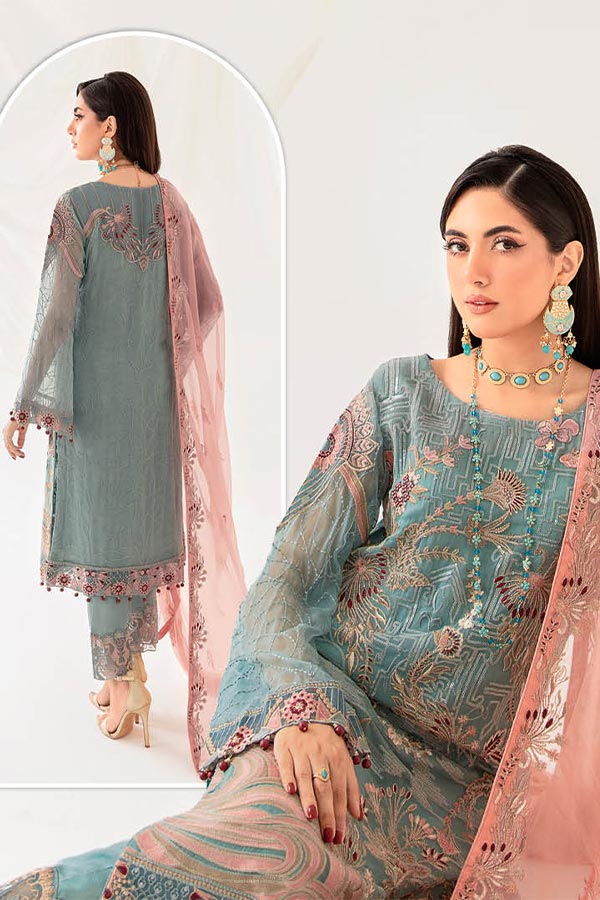 Ramsha Rangoon Chiffon`23 Vol-10 D#1010