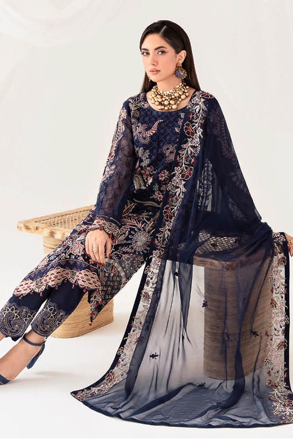 Ramsha Rangoon Chiffon`23 Vol-10 D#1011