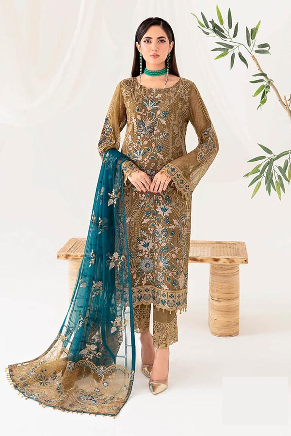 Ramsha Rangoon Chiffon`23 Vol-10 D#1012