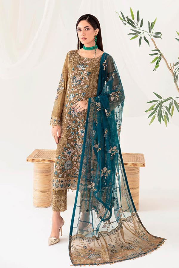 Ramsha Rangoon Chiffon`23 Vol-10 D#1012
