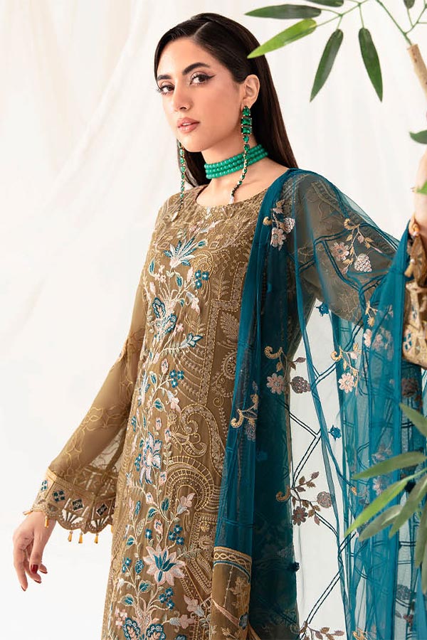 Ramsha Rangoon Chiffon`23 Vol-10 D#1012