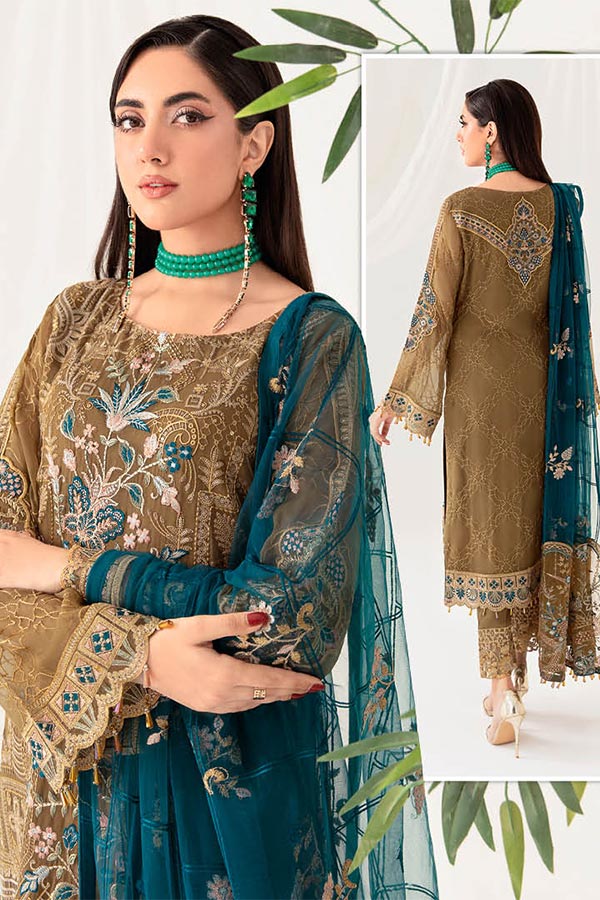 Ramsha Rangoon Chiffon`23 Vol-10 D#1012