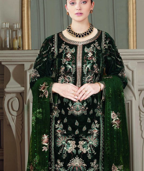 Ramsha Velvet Collection`22 VD#401 (Green)