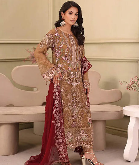 Ramsha Chiffon Collection`25 Vol-27 F#2702