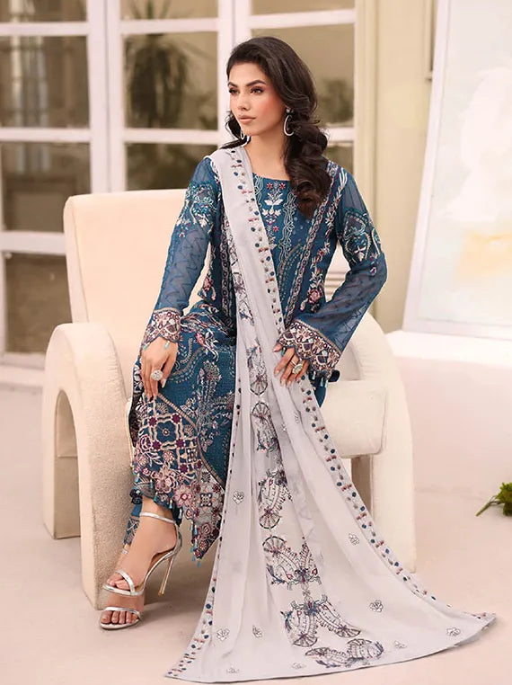 Ramsha Chiffon Collection`25 Vol-27 F#2707