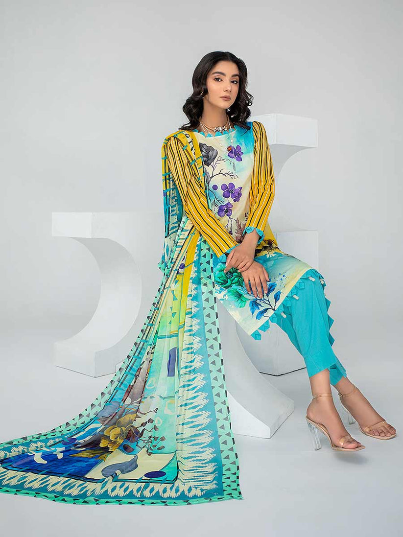 Aalaya Rang-E-Ronak Lawn'24 Vol-02 D#09