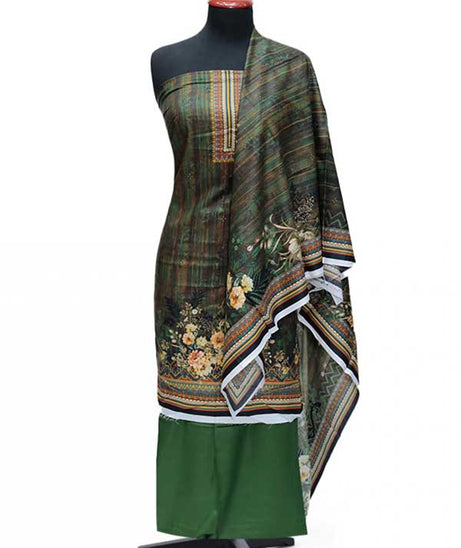 Rang Jaa Digital Linen`24 D#24401 D-Green