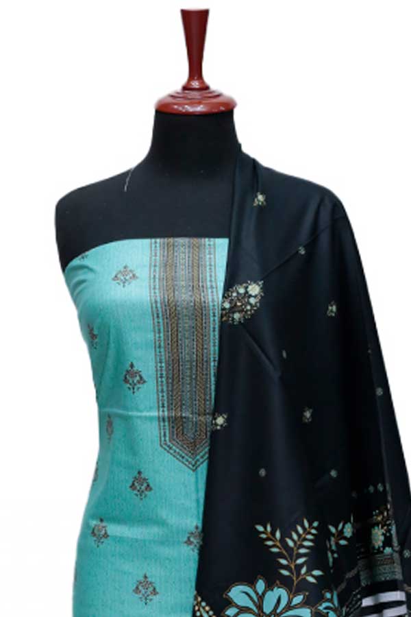 Rang Jaa Digital Linen`24 D#24406 L-Ferozi