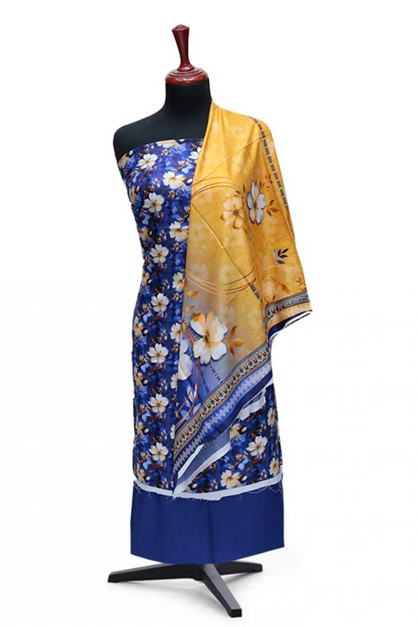 Rang Jaa Digital Linen`24 D#24415 Royal Blue