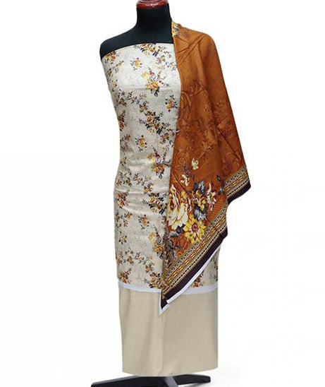 Rang Jaa Digital Linen`24 D#24417 Fawn