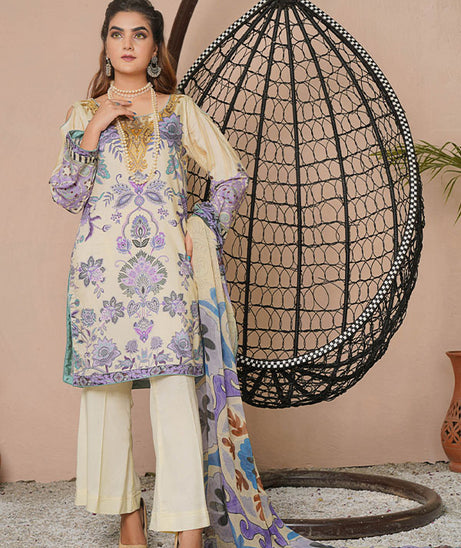 Rang Mehal Winter Collection`21 (Fawn)
