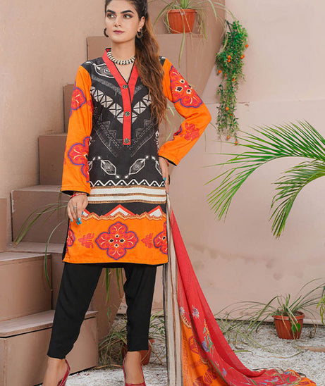 Rang Mehal Winter Collection`21 (Jet Black)