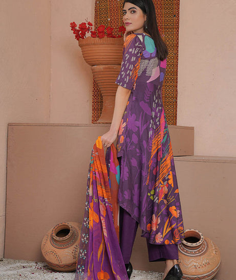 Rang Mehal Winter Collection`21 (Purple)
