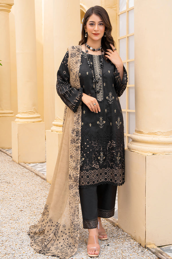 Rang Raiz NoorJahan Slub Linen`24 D#01