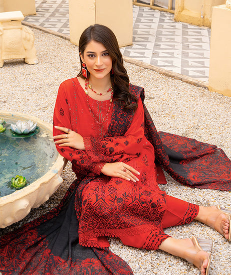 Rang Raiz NoorJahan Slub Linen`24 D#10