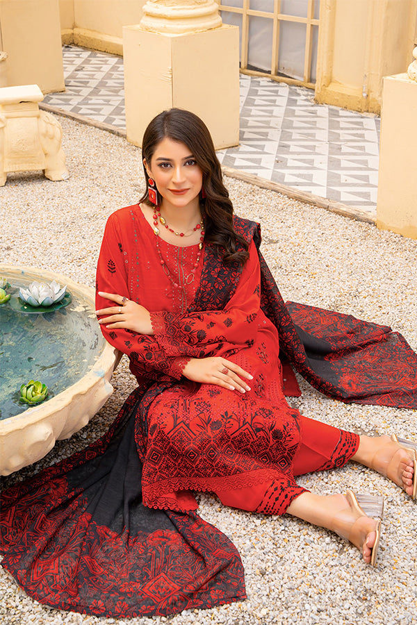 Rang Raiz NoorJahan Slub Linen`24 D#10