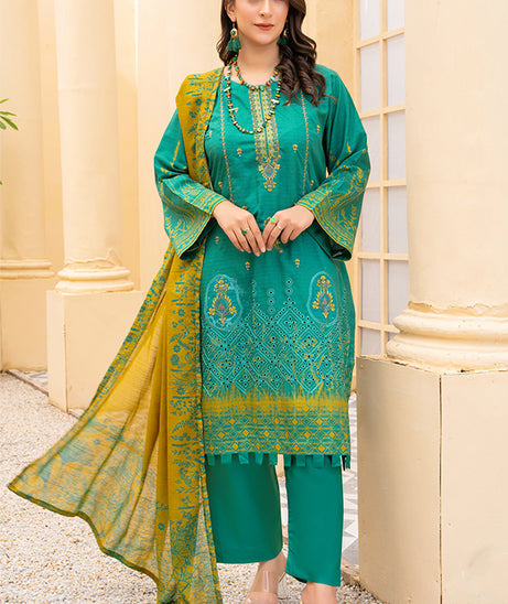 Rang Raiz NoorJahan Slub Linen`24 D#02