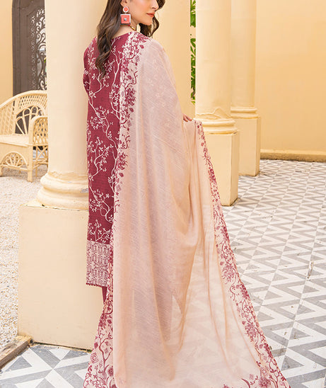 Rang Raiz NoorJahan Slub Linen`24 D#03