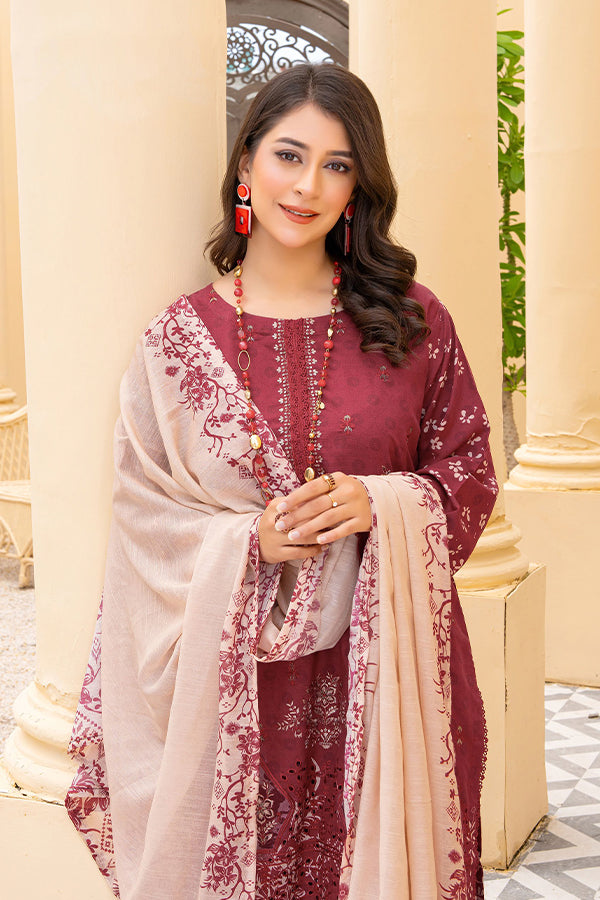 Rang Raiz NoorJahan Slub Linen`24 D#03