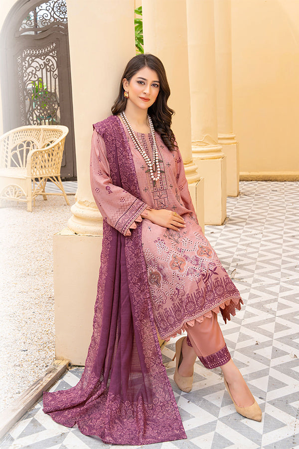 Rang Raiz NoorJahan Slub Linen`24 D#04