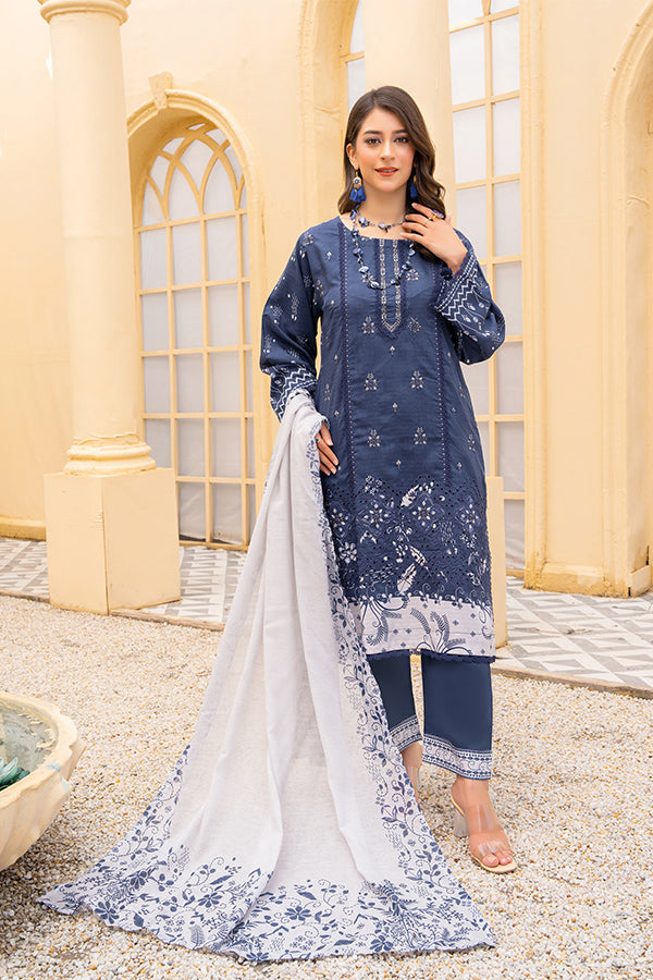 Rang Raiz NoorJahan Slub Linen`24 D#06