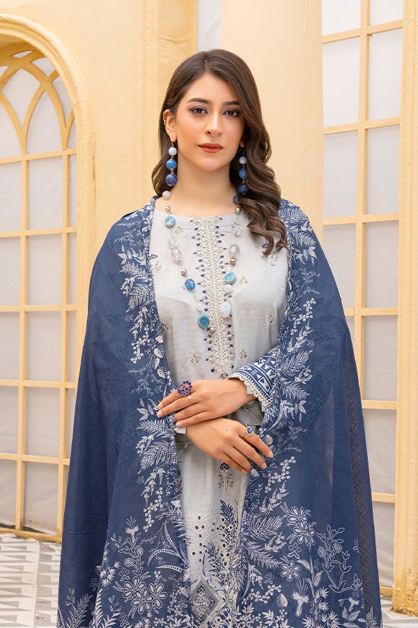 Rang Raiz NoorJahan Slub Linen`24 D#07