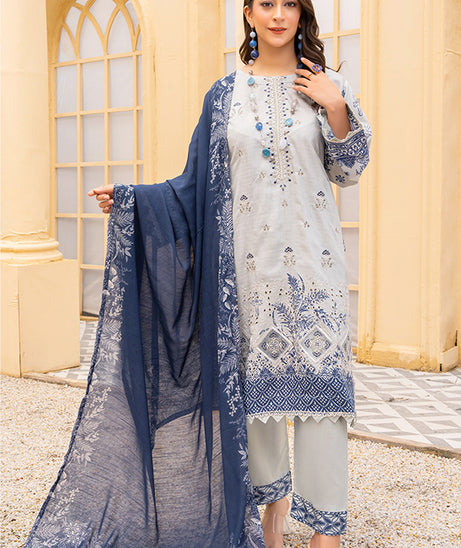 Rang Raiz NoorJahan Slub Linen`24 D#07