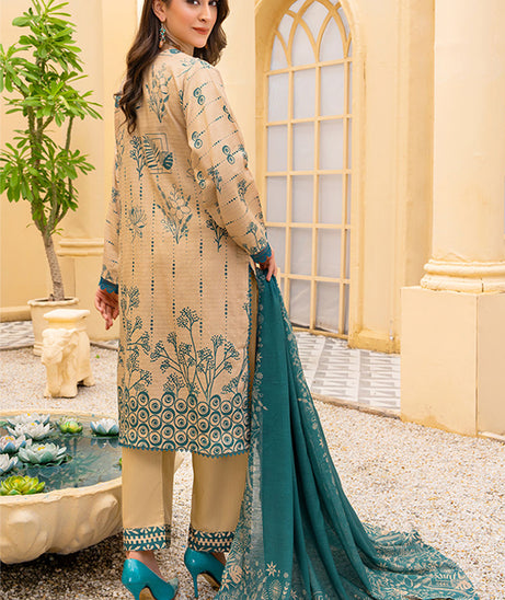 Rang Raiz NoorJahan Slub Linen`24 D#08
