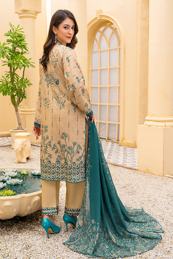 Rang Raiz NoorJahan Slub Linen`24 D#08