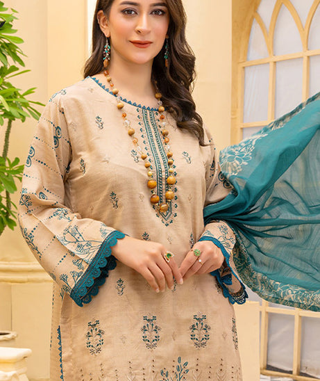 Rang Raiz NoorJahan Slub Linen`24 D#08