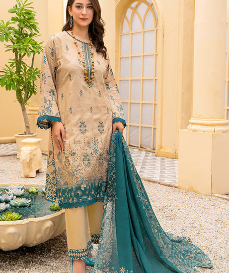 Rang Raiz NoorJahan Slub Linen`24 D#08