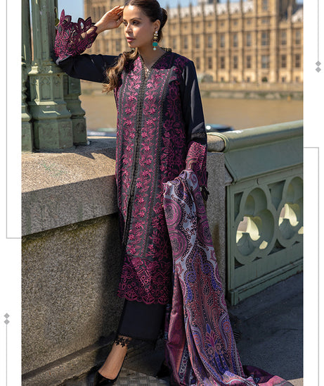 Rang Rasiya Carnation Winter Shawl Edit'24 D#11 EMILY