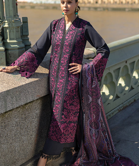 Rang Rasiya Carnation Winter Shawl Edit'24 D#11 EMILY