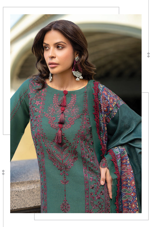 Rang Rasiya Carnation Winter Shawl Edit'24 D#12 ISLA