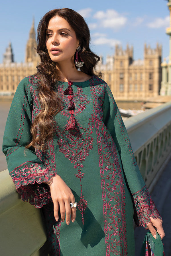 Rang Rasiya Carnation Winter Shawl Edit'24 D#12 ISLA