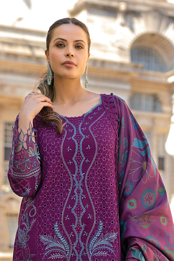 Rang Rasiya Carnation Winter Shawl Edit'24 D#13 FREYA